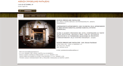 Desktop Screenshot of immobiliarepantaleoni.it